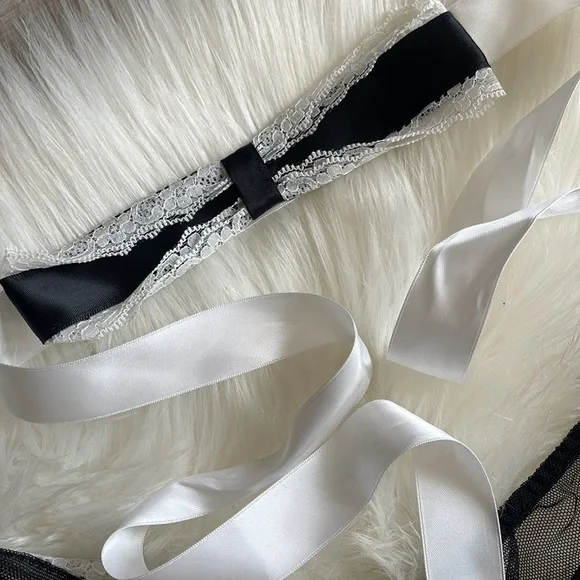 S Complete set Vs Victoria’s Secret sexy little thing french Maid Apron costume - Picture 8 of 17